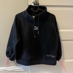 puma funnel neck sweatshirt, small